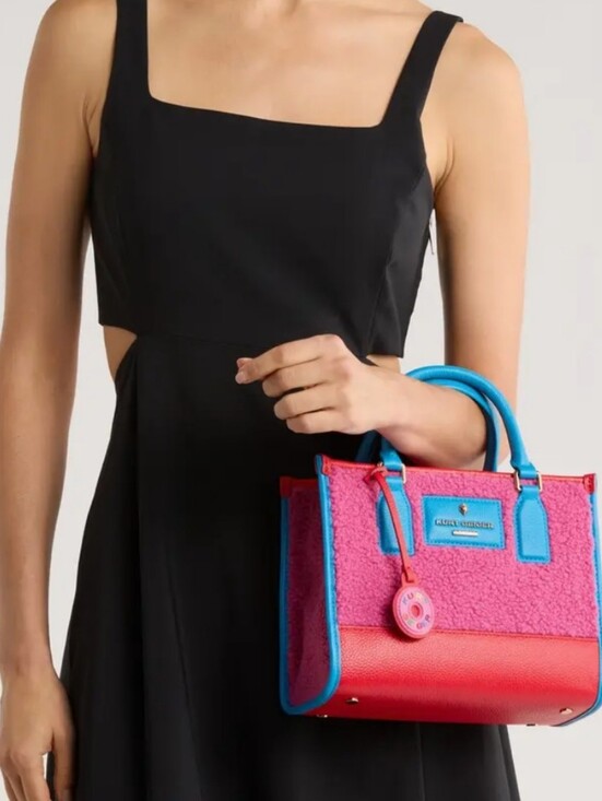 Kurt Geiger Handbags - Kurt Geiger Pink, Red & Blue Mini Tote